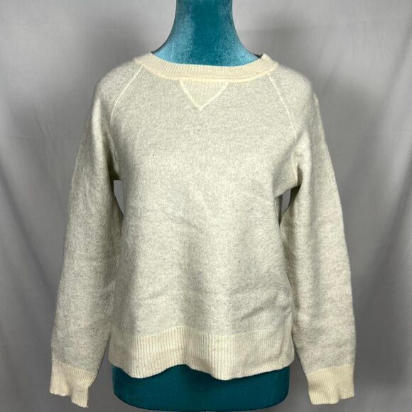 J. Crew 100% Cashmere Crewneck Sweater (Size L) - Picture 1 of 6